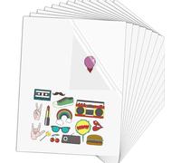 25 Sheets Of Transparent Self-Adhesive Paper, Inkjet Vinyl Stickers, A4 Self-Adhesive Film Printing, 100% Transparent Premium Vinyl Sticker