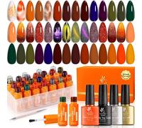 25 Unités Uv Gel Vernis À Ongles Free Cat Eye Aimants Blooming Gel De Floraison Revêtement De Base Finition Brillante Et Mate Stylo À Dessin Pointillé Brosse Manucure C403.[G935]