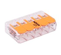 25 x 221-615 WAGO Connecteur compact à levier 5 voies 6mm² 41A