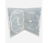 25 x 4 Way DVD/CD/Blu Ray - Tranche 14 mm Transparent - Dragon Trading® de la marque