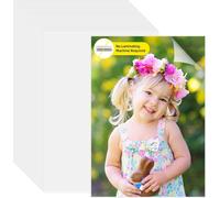 25 X A4 Laminating Film,Cold Laminating Film,Transparent,Waterproof,Self-Adhesive For Photos,Business Cards,Copies,Documents,Cards