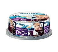 - 25 x DVD-R - 4.7 Go 16x - surface imprimable - spindle