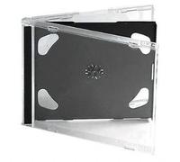 25 X Masterstor CD/DVD Double Stockage Jewel Cases 10,4 mm pour 2 CD Disc avec plateau noir en Lot de 1,2,5,10,25,50,100)