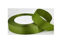 25 yards / 23 Mètres de ruban en satin 12 mm - ruban en Satin lier - rubancadeau de mariage - découpage de tablier , vert olive