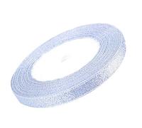 25 Yards Glitter Golden Silver Rubans Fête de Noël Emballage DIY Décoration Argent Durabilité