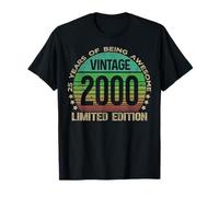 25 Year Old Gifts Vintage 2000 Édition limitée 25e anniversaire T-Shirt