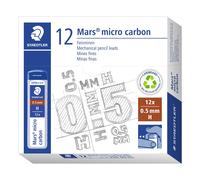 [250 05-H-12] STAEDTLER Lot de 12 Etuis de 12 mines "Mars micro carbon" 0,5 mm H