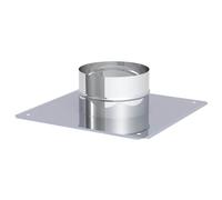 Ø 250 / 315 mm Plaque de base Jeremias TWIN P pour extension de cheminée sans insertion 600x600