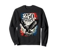 250 Ans 4 Juillet 2026 Retro - Jour de l'indépendance des États-Unis Sweatshirt