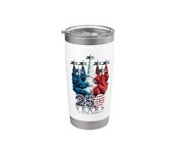 250 ans de la liberté 250e anniversaire USA Celebration Party Gobelet isotherme en acier inoxydable double paroi