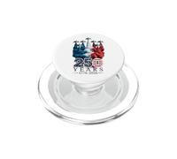 250 Ans de la liberté 250e Anniversaire USA Celebration Party PopSockets PopGrip pour MagSafe