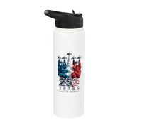 250 ans de la liberté 250e anniversaire USA Celebration Party Stainless Steel Insulated Water Bottle