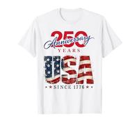 250 Ans de la liberté 250e Anniversaire USA Independence Day T-Shirt