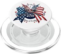 250 Ans de liberté avec Un Aigle Patriote PopSockets PopGrip pour MagSafe