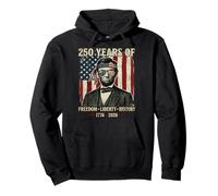 250 Ans de liberté et d'histoire de la liberté Abraham Lincoln Retro Sweat à Capuche