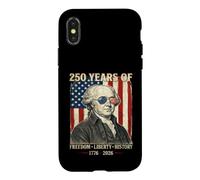 250 Ans de liberté et d'histoire de la liberté John Adams Retro Coque pour iPhone X/XS