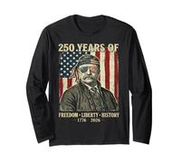 250 Ans d'histoire de la liberté Theodore Roosevelt Manche Longue