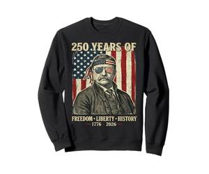 250 Ans d'histoire de la liberté Theodore Roosevelt Sweatshirt