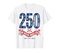 250 Ans en Dieu, Nous Avons Confiance - USA Patriotic T-Shirt