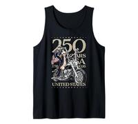 250 Ans George Washington sur Une Moto 1776-2026 Débardeur