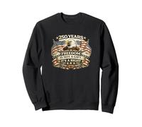 250 Ans Que la liberté est Un Aigle Droit, Drapeau Patriotique, États-Unis 1776 Sweatshirt