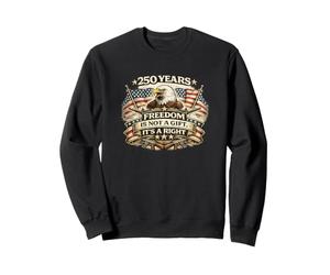 250 Ans Que la liberté est Un Aigle Droit, Drapeau Patriotique, États-Unis 1776 Sweatshirt