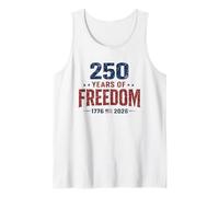 250 Ans USA 1776-2026 250e Anniversaire Amérique 4 Juillet Débardeur