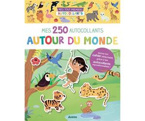 250 autocollants autour du monde - Yi-Hsuan Wu - Auzou Philippe Eds - broché - Document jeunesse