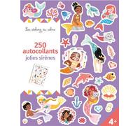 250 autocollants - jolies sirènes