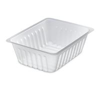 250 barquettes à frites en plastique 1 kg et 1,5 kg