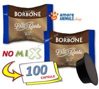 250 Capsules → Borbone Don Carlo À MODO MIO - Mélange Bleu Noir Rouge Light Dek