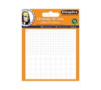 250 carrés de colle 3D - Cléopâtre - 2 mm