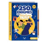 250 énigmes pour détectives en herbe - crayon offert - Sandra Lebrun - Editions 365 - broché - Livre-jeu