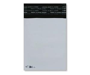 250 Enveloppes plastique A6 C6 pochette d'expédition en plastique blanche opaque A6 120 x 170 mm 50 micron sac livraison opaque 12 x 17 cm Enveloppe envoi fine légère solide inviolable et imperméable