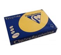 Clairefontaine Feuilles A4 Trophée G – 250 feuilles 120 g – Couleurs pastels Bouton d'or