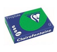 250 Feuilles A4 - 160g - Couleur Vives - Vert Billard - Trophée Clairefontaire 1007c