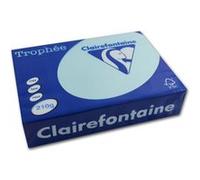250 feuilles A4 - 210g - Couleur pastels - Bleu Alizée - Trophée Clairefontaire 2222C Bleu G