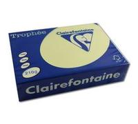 250 Feuilles A4 - 210g - Couleur Pastels - Canari - Trophée Clairefontaire 2220c