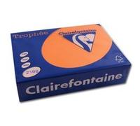 250 Feuilles A4 - 210G - Couleur Vives - Orange Vif - Trophée Clairefontaire 1767C G