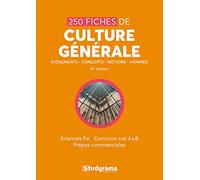 250 fiches de culture générale