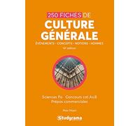 250 fiches de culture générale