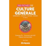250 fiches de culture générale