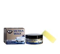 K2 Cire de caranuaba Ultra Wax – Protection UV, Brillance & Déperlage d'eau – 250 g avec applicateur