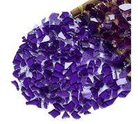 250 g de fragments de glace en mosaïque, pâte créative, particules de verre transparentes for bricolage, artisanat, décoration de la maison(Color-03)