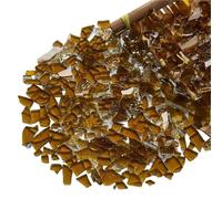 250 g de fragments de glace en mosaïque, pâte créative, particules de verre transparentes for bricolage, artisanat, décoration de la maison(Color 05)