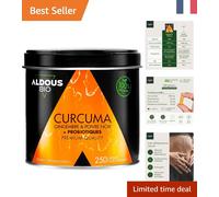 250 Gélules de Curcuma et Probiotiques - Renforcez Votre Santé Naturellement