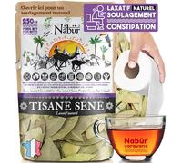 250 gr Tisane Feuille de Séné, Détox Côlon, Tisane Thé Laxatif, Sans caféine, Sans additifs - NABÜR