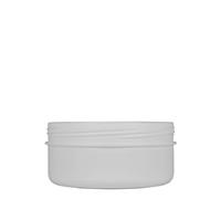 250 ml boîte en plastique 'White Line', PP, blanche, ouverture : bouchon à vis
