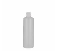 250 ml bouteille ronde, plastique PE, naturel, ouverture : bouchon à vis