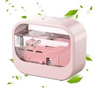 250 ML de Machine à Huile de diffuseur de thérapie arôme, diffuseur d'huile Essentielle avec 7 Couleurs légère, Auto-Off, Timing, humidificateur de Pluie silencieuse pour Le Bureau à Domicile Pink